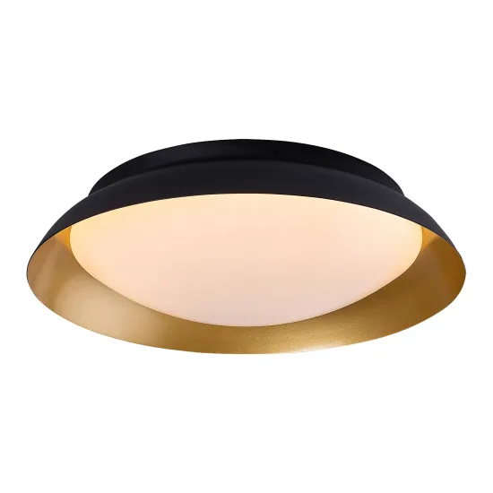 Rábalux Hafsa fekete-arany LED mennyezeti lámpa (RAB-71188) LED 1 izzós IP20
