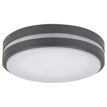 Rábalux Hamburg antracit-fehér LED kültéri mennyezeti lámpa (RAB-8847) LED 1 izzós IP44