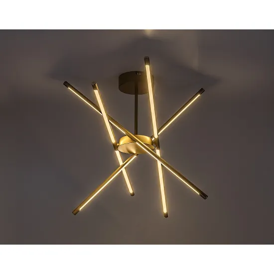 Rábalux Henli2 arany LED mennyezeti lámpa (RAB-71339) LED 1 izzós IP20