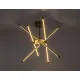 Rábalux Henli2 arany LED mennyezeti lámpa (RAB-71339) LED 1 izzós IP20