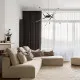 Rábalux Henli2 fekete LED függesztett lámpa (RAB-72338) LED 1 izzós IP20