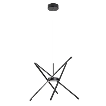 Rábalux Henli2 fekete LED függesztett lámpa (RAB-72338) LED 1 izzós IP20