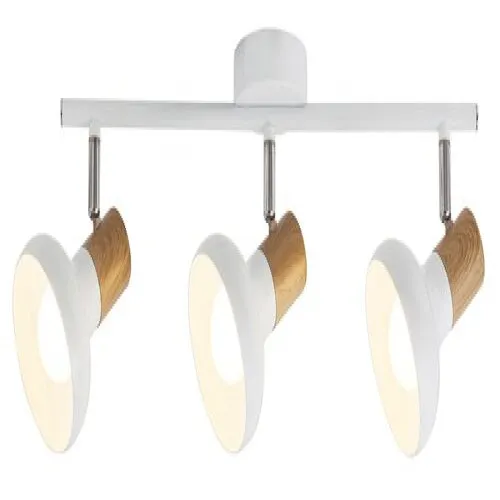 Rábalux Holly fehér-bükk mennyezeti lámpa (RAB-5945) E14 3 izzós IP20