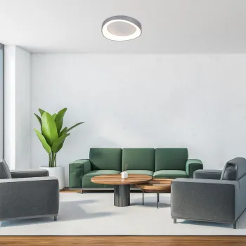 Rábalux Iliana ezüst LED mennyezeti lámpa (RAB-71054) LED 1 izzós IP20