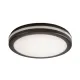 Rábalux Indre fekete-fehér LED kültéri mennyezeti lámpa (RAB-77035) LED 1 izzós IP54