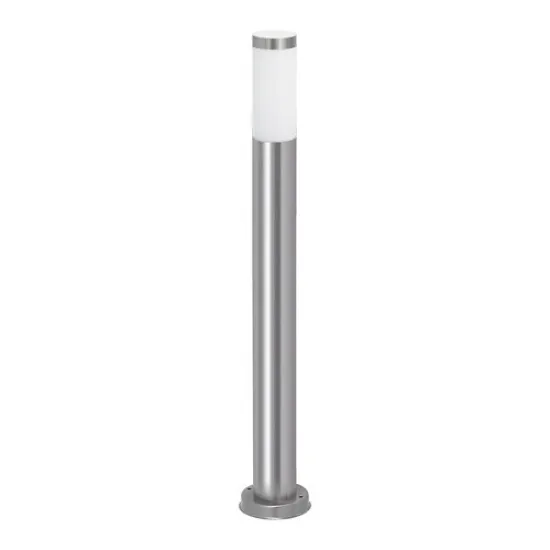 Rábalux Inox torch matt króm-fehér kültéri állólámpa (RAB-8264) E27 1 izzós IP44
