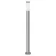 Rábalux Inox torch matt króm-fehér kültéri állólámpa (RAB-8265) E27 1 izzós IP44
