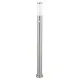 Rábalux Inox torch matt króm-fehér kültéri mozgásérzékelős állólámpa (RAB-8268) E27 1 izzós IP44