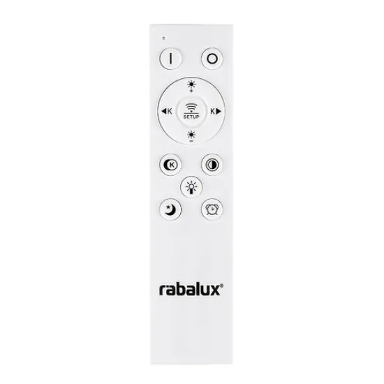 Rábalux Irelia matt króm-fehér függesztett lámpa (RAB-72009) LED 1 izzós IP20