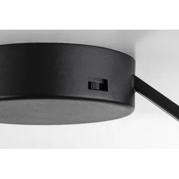 Rábalux Isaure fekete LED mennyezeti lámpa (RAB-71302) LED 1 izzós IP20