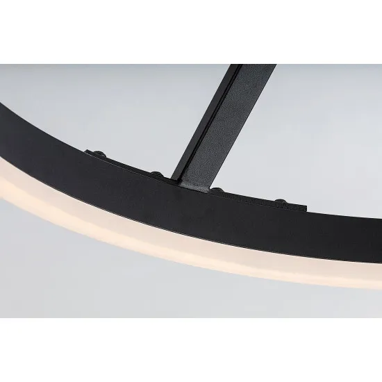 Rábalux Isaure fekete LED mennyezeti lámpa (RAB-71302) LED 1 izzós IP20