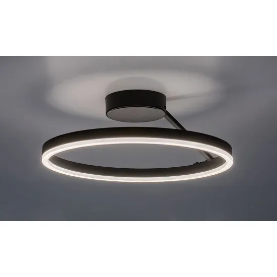 Rábalux Isaure fekete LED mennyezeti lámpa (RAB-71302) LED 1 izzós IP20