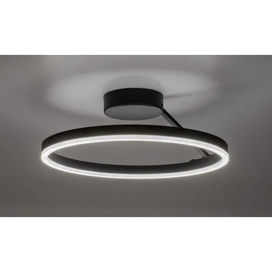 Rábalux Isaure fekete LED mennyezeti lámpa (RAB-71302) LED 1 izzós IP20