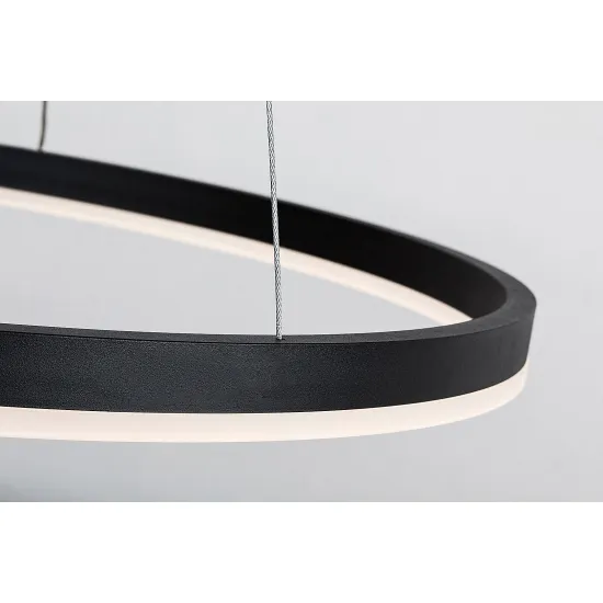 Rábalux Isaure fekete LED függesztett lámpa (RAB-72301) LED 1 izzós IP20