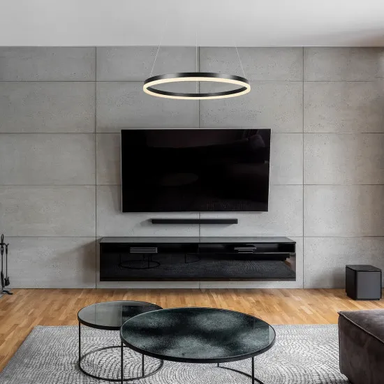 Rábalux Isaure fekete LED függesztett lámpa (RAB-72301) LED 1 izzós IP20