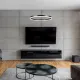 Rábalux Isaure fekete LED függesztett lámpa (RAB-72301) LED 1 izzós IP20