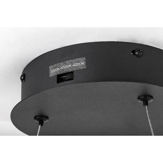 Rábalux Isaure fekete LED függesztett lámpa (RAB-72302) LED 1 izzós IP20