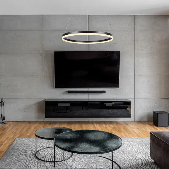 Rábalux Isaure fekete LED függesztett lámpa (RAB-72302) LED 1 izzós IP20