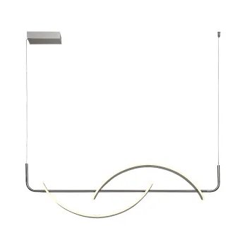 Rábalux Jarnelle szatin króm LED függesztett lámpa (RAB-72233) LED 1 izzós IP20 Rábalux Jarnelle szatin króm LED függesztett lámpa (RAB-72233) LED 1 izzós IP20