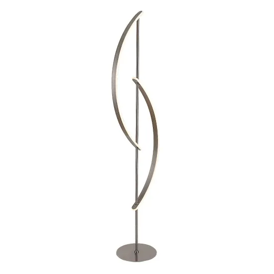 Rábalux Jarnelle szatin króm LED állólámpa (RAB-74197) LED 1 izzós IP20