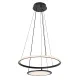 Rábalux Jasero fekete LED függesztett lámpa (RAB-72040) LED 1 izzós IP20