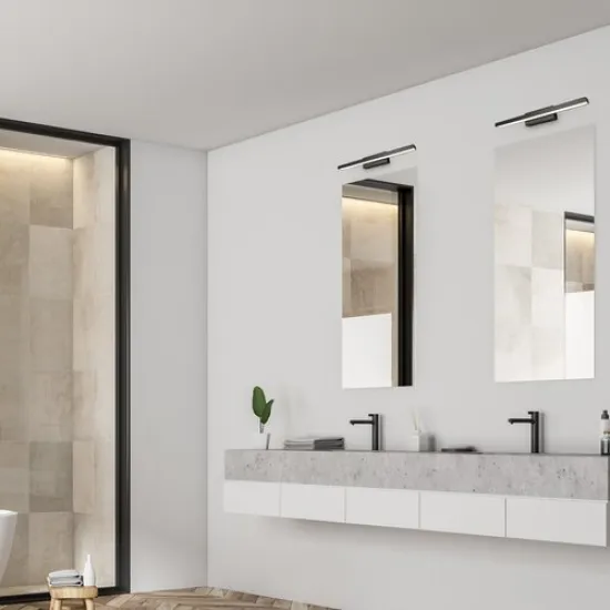 Rábalux John matt fekete-fehér LED pultmegvilágító lámpa (RAB-5732) LED  IP44