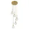 Rábalux Kassia arany függesztett lámpa (RAB-5396) G9 5 izzós IP20
