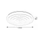 Rábalux Katina fehér LED mennyezeti lámpa (RAB-71018) LED 1 izzós IP20