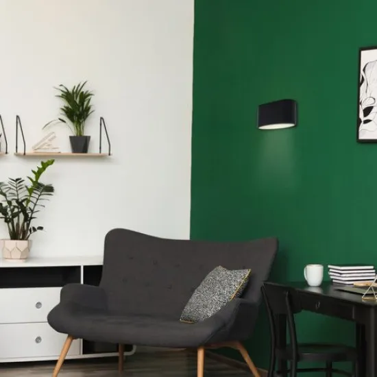 Rábalux Kaunas matt fekete fali lámpa (RAB-7023) G9 1 izzós IP20