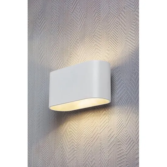 Rábalux Kaunas matt fehér fali lámpa (RAB-7024) G9 1 izzós IP20