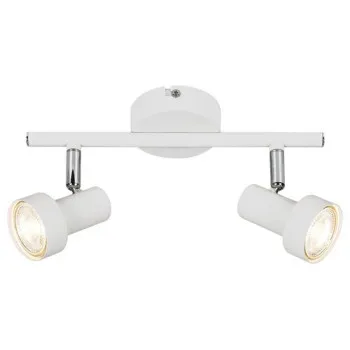 Rábalux Konrad fehér mennyezeti spotlámpa (RAB-5355) GU10 2 izzós IP20