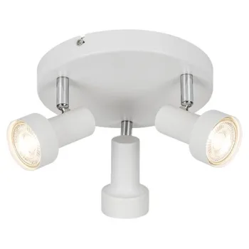 Rábalux Konrad fehér mennyezeti spotlámpa (RAB-5356) GU10 3 izzós IP20