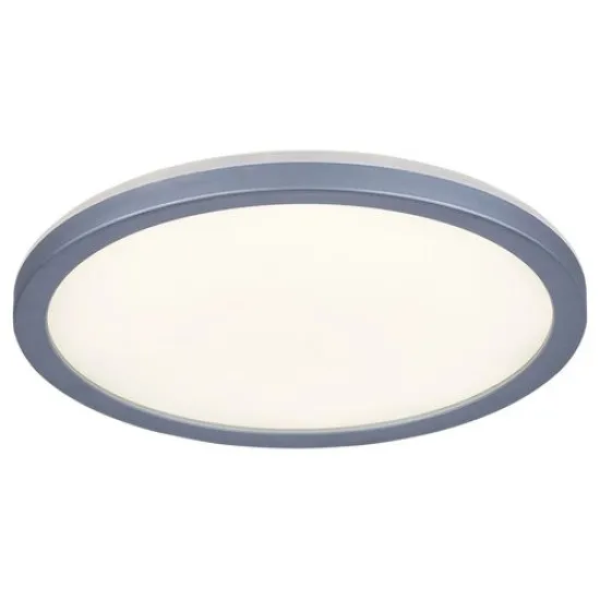 Rábalux Lambert ezüst-fehér LED fürdőszobai mennyezeti lámpa (RAB-3358) LED 1 izzós IP44