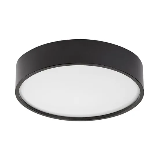 Rábalux Larcia fekete-fehér LED fürdőszobai mennyezeti lámpa (RAB-75009) LED 1 izzós IP44
