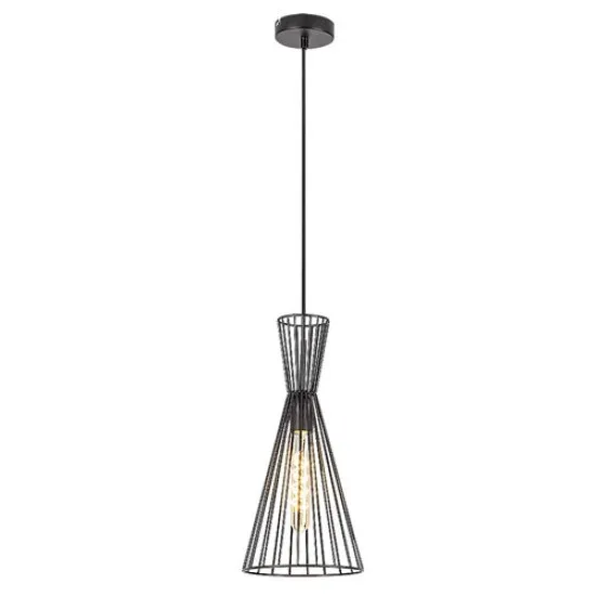 Rábalux Leandros fekete függesztett lámpa (RAB-72005) E27 1 izzós IP20 Rábalux Leandros fekete függesztett lámpa (RAB-72005) E27 1 izzós IP20