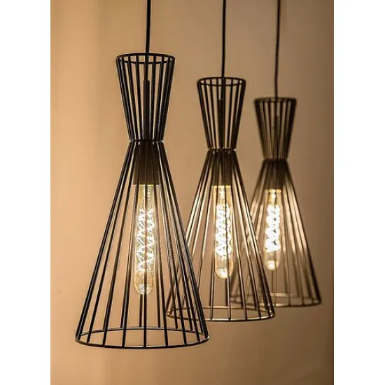 Rábalux Leandros fekete függesztett lámpa (RAB-72006) E27 3 izzós IP20 Rábalux Leandros fekete függesztett lámpa (RAB-72006) E27 3 izzós IP20