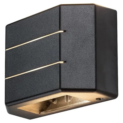 Rábalux Lippa fekete LED kültéri fali lámpa (RAB-7319) LED 1 izzós IP54