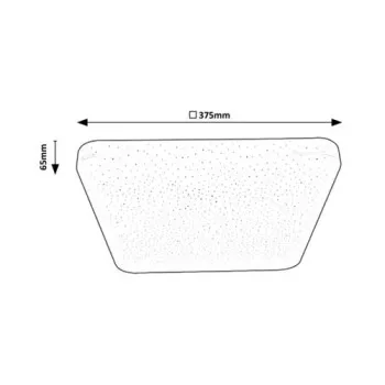 Rábalux Lucas fehér LED mennyezeti lámpa (RAB-3074) LED 1 izzós IP20