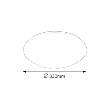 Rábalux Lucas fehér LED mennyezeti lámpa (RAB-3435) LED 1 izzós IP20