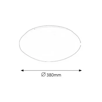 Rábalux Lucas fehér LED mennyezeti lámpa (RAB-3436) LED 1 izzós IP20
