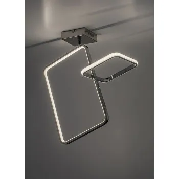 Rábalux Malwen króm LED mennyezeti lámpa (RAB-71367) LED 1 izzós IP20