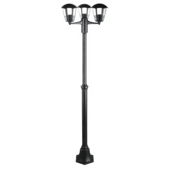 Rábalux Marseille fekete kültéri állólámpa (RAB-8569) E27 3 izzós IP44