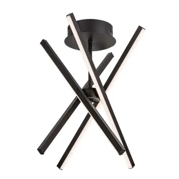 Rábalux Matilde fekete LED mennyezeti lámpa (RAB-71270) LED 1 izzós IP20