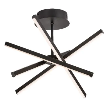 Rábalux Matilde fekete LED mennyezeti lámpa (RAB-71270) LED 1 izzós IP20