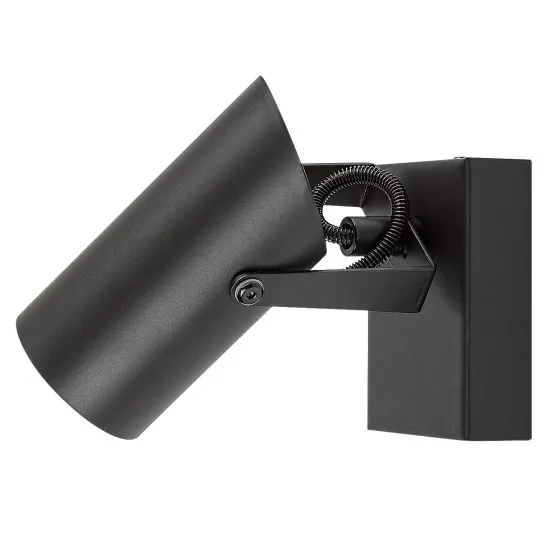 Rábalux Maximilian matt fekete falikar (RAB-73043) GU10 1 izzós IP20