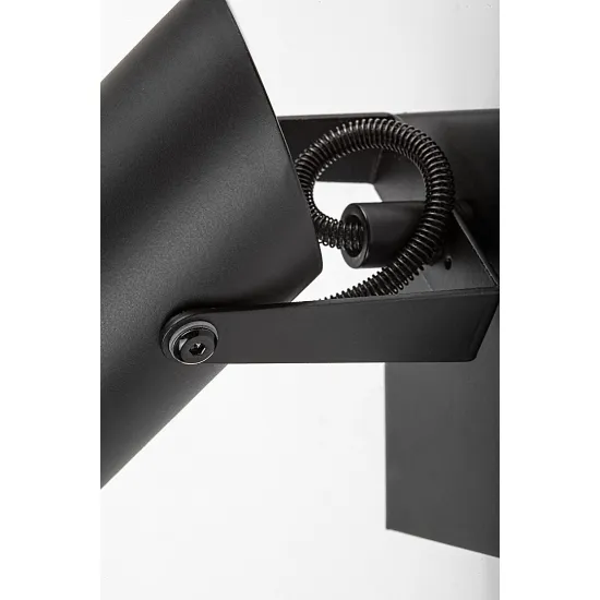 Rábalux Maximilian matt fekete falikar (RAB-73043) GU10 1 izzós IP20