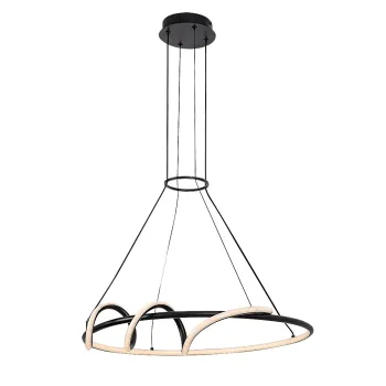 Rábalux Menazi fekete LED függesztett lámpa (RAB-72022) LED 1 izzós IP20