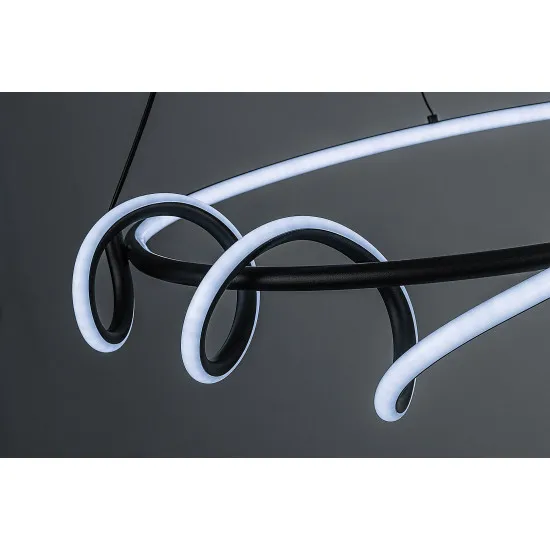 Rábalux Menazi fekete LED függesztett lámpa (RAB-72022) LED 1 izzós IP20