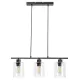 Rábalux Miroslaw matt fekete függesztett lámpa (RAB-5078) E27 3 izzós IP20