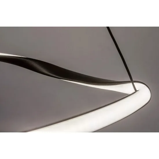 Rábalux Mirossi fekete LED függesztett lámpa (RAB-72266) LED 1 izzós IP20